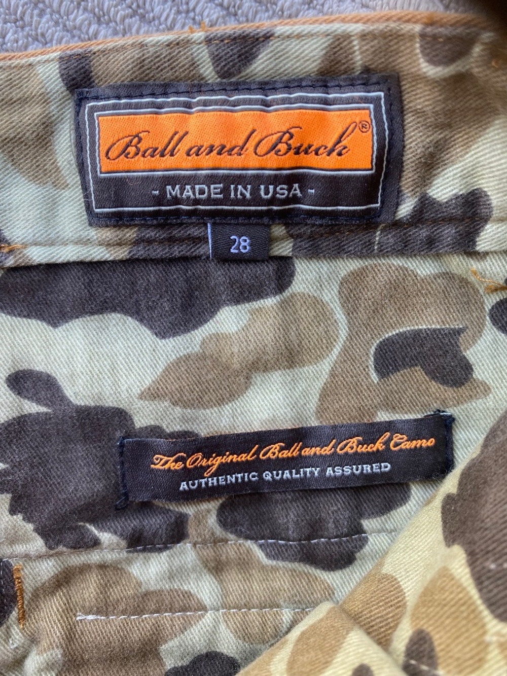 Ball & Buck / Men's/ 100% Cotton / 6-Point Khaki Chino Pants / Made in USA